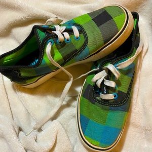 👟 Sz 6 Punk Rose plaid